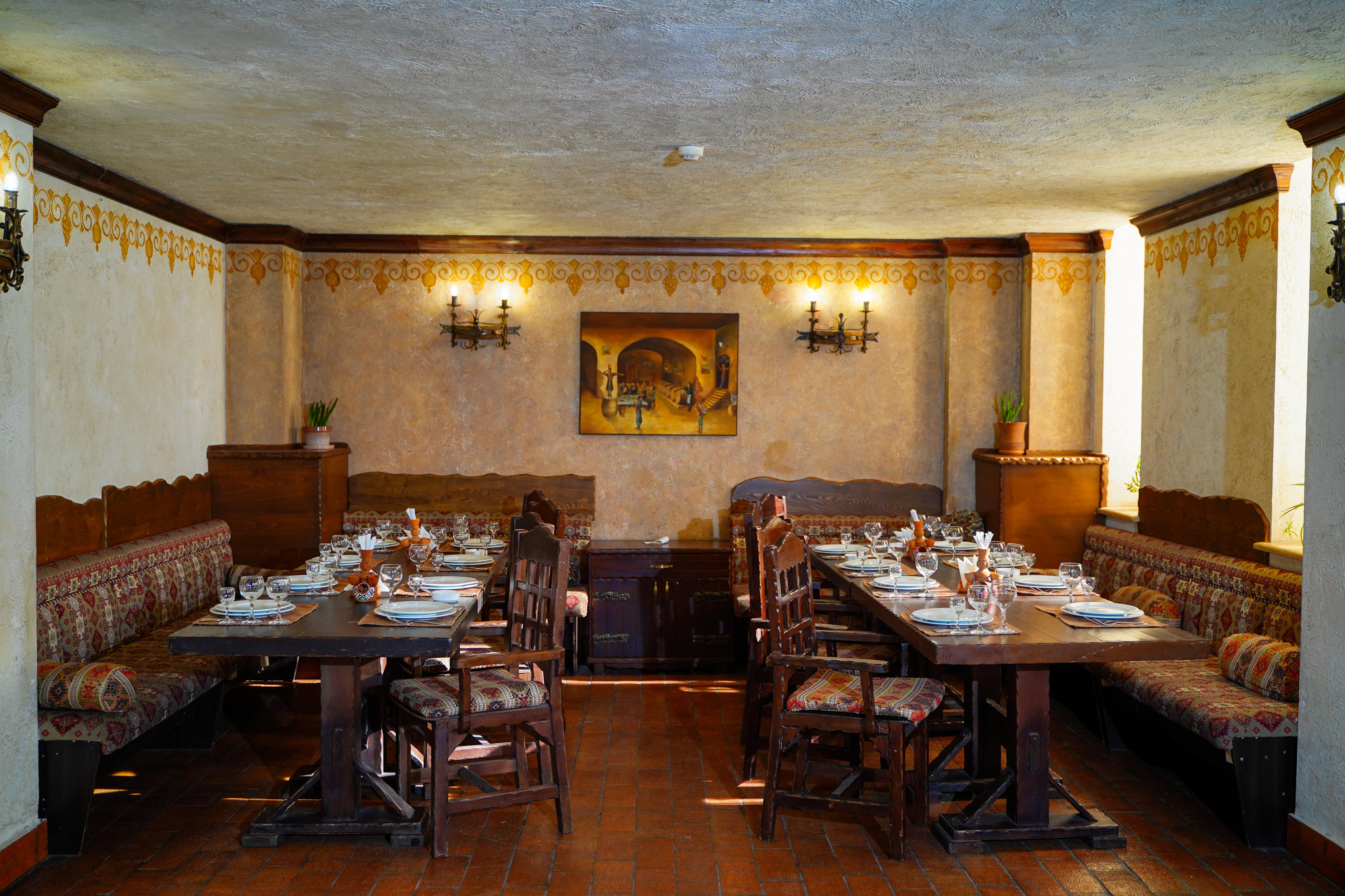 Caucasus Hotel Kasagh ภายนอก รูปภาพ Restaurant in the hotel